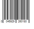 Barcode Image for UPC code 0045929260180