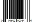 Barcode Image for UPC code 004600000446