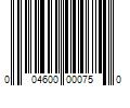 Barcode Image for UPC code 004600000750