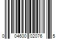 Barcode Image for UPC code 004600020765