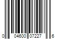 Barcode Image for UPC code 004600072276