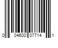 Barcode Image for UPC code 004600077141