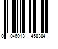 Barcode Image for UPC code 0046013458384