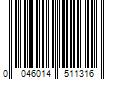 Barcode Image for UPC code 0046014511316