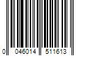 Barcode Image for UPC code 0046014511613