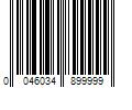 Barcode Image for UPC code 0046034899999