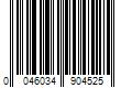 Barcode Image for UPC code 0046034904525