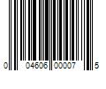 Barcode Image for UPC code 004606000075