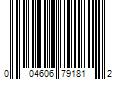 Barcode Image for UPC code 004606791812