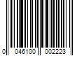 Barcode Image for UPC code 0046100002223