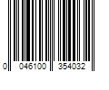 Barcode Image for UPC code 0046100354032