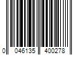 Barcode Image for UPC code 0046135400278