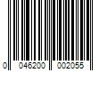 Barcode Image for UPC code 0046200002055