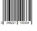 Barcode Image for UPC code 0046221100334