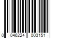 Barcode Image for UPC code 0046224003151