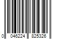 Barcode Image for UPC code 0046224825326