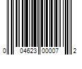 Barcode Image for UPC code 004623000072