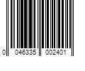 Barcode Image for UPC code 0046335002401