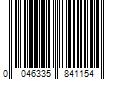 Barcode Image for UPC code 0046335841154