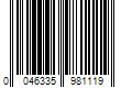 Barcode Image for UPC code 0046335981119