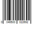 Barcode Image for UPC code 0046500022692