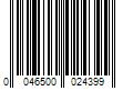 Barcode Image for UPC code 0046500024399