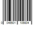 Barcode Image for UPC code 0046501109804