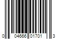 Barcode Image for UPC code 004666017013