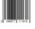 Barcode Image for UPC code 0046677111618