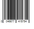 Barcode Image for UPC code 0046677415754