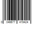 Barcode Image for UPC code 0046677419424