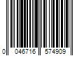 Barcode Image for UPC code 0046716574909