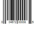 Barcode Image for UPC code 004672000085