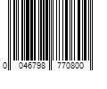 Barcode Image for UPC code 0046798770800. Product Name: Spectrum Brands TetraPRO Tropical Color Crisps  7.41oz  0185ml