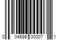 Barcode Image for UPC code 004686000071