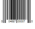 Barcode Image for UPC code 004687000070