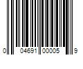 Barcode Image for UPC code 004691000059