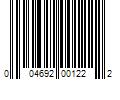 Barcode Image for UPC code 004692001222