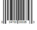 Barcode Image for UPC code 004700000353