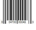 Barcode Image for UPC code 004700000483