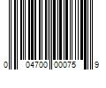 Barcode Image for UPC code 004700000759