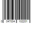 Barcode Image for UPC code 0047034102201