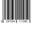 Barcode Image for UPC code 0047034111050