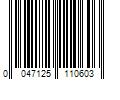 Barcode Image for UPC code 0047125110603