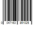 Barcode Image for UPC code 0047163851025