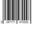 Barcode Image for UPC code 0047171470003