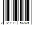 Barcode Image for UPC code 0047171680006