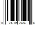 Barcode Image for UPC code 004719000078