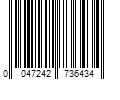 Barcode Image for UPC code 0047242736434