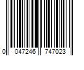 Barcode Image for UPC code 0047246747023